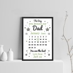 Personalised Fathers Day Gifts For Dad Daddy Grandad Calendar