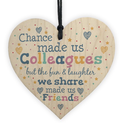 Colourful Chance Made Us Colleagues Heart Leaving Gifts