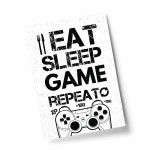 Boys Bedroom Decor White Gaming Print For Wall Boys Bedroom 