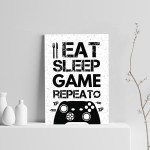 Gamer Sign For Boy Bedroom Decor Gaming Sign For Wall Art