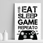 Gamer Sign For Boy Bedroom Decor Gaming Sign For Wall Art