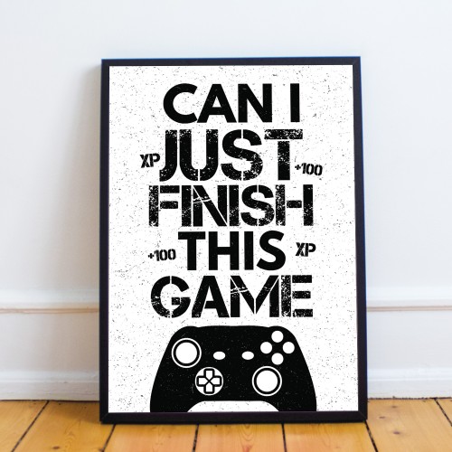 Gaming Print For Xbox Fan Boys Bedroom Decor Gift Gaming Gifts