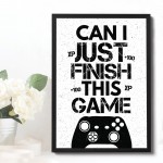 Gaming Print For Xbox Fan Boys Bedroom Decor Gift Gaming Gifts