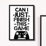 Gaming Print For Xbox Fan Boys Bedroom Decor Gift Gaming Gifts