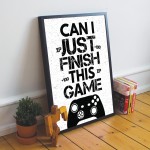 Gaming Print For Xbox Fan Boys Bedroom Decor Gift Gaming Gifts