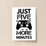 White Gaming Print For Wall Boys Bedroom Decor Gift For Xbox Fan