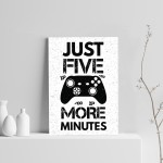 White Gaming Print For Wall Boys Bedroom Decor Gift For Xbox Fan