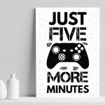 White Gaming Print For Wall Boys Bedroom Decor Gift For Xbox Fan