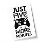 White Gaming Print For Wall Boys Bedroom Decor Gift For Xbox Fan