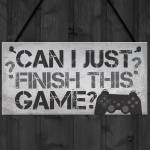 Hanging Gamer Sign Boys Bedroom Decor Boys Bedroom Wall Art 