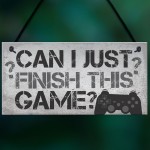 Hanging Gamer Sign Boys Bedroom Decor Boys Bedroom Wall Art 