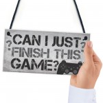Hanging Gamer Sign Boys Bedroom Decor Boys Bedroom Wall Art 