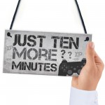 Boys Bedroom Sign Novelty Gamer Gift For Him Boys Bedroom Decor