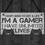 Gaming Sign For Wall Grey Gaming Sign For Boys Bedroom Wall Art 