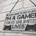 Gaming Sign For Wall Grey Gaming Sign For Boys Bedroom Wall Art 