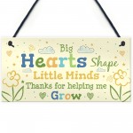 Teacher Gift Teaching Assistant Plaque Thank You Pre School Gift