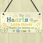 Teacher Gift Teaching Assistant Plaque Thank You Pre School Gift