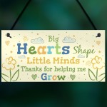 Teacher Gift Teaching Assistant Plaque Thank You Pre School Gift