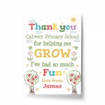 TEACHER Personalised Print Thank You Gift Class Quote Print Gift