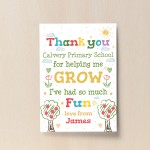 TEACHER Personalised Print Thank You Gift Class Quote Print Gift