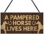 Horse Gifts For Women Horse Signs Funny Stable Gate Sign