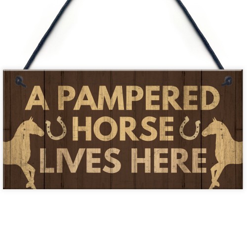 Horse Gifts For Women Horse Signs Funny Stable Gate Sign