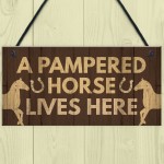 Horse Gifts For Women Horse Signs Funny Stable Gate Sign