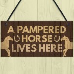 Horse Gifts For Women Horse Signs Funny Stable Gate Sign