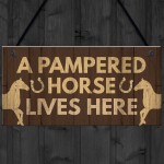 Horse Gifts For Women Horse Signs Funny Stable Gate Sign