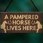 Horse Gifts For Women Horse Signs Funny Stable Gate Sign