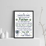 Daddy's Girl Daddy Dad FATHERS DAY Gift From Daughter Son 