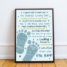 Fathers Day Gifts Daddy To Be Gifts From The Bump Baby Poem Gift