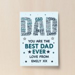 PERSONALISED Daddy Dad Fathers Day Gifts from Daughter Son