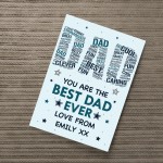 PERSONALISED Daddy Dad Fathers Day Gifts from Daughter Son