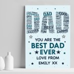 PERSONALISED Daddy Dad Fathers Day Gifts from Daughter Son
