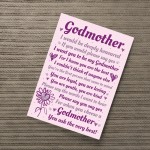 Godmother Print Godparent Gift Godmother Asking Present