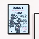 PERSONALISED Daddy Dad Grandad Fathers Day Gifts from Daughter 