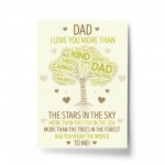 Dad Gift From Daughter Son Dad Birthday Christmas Gift Dad Print