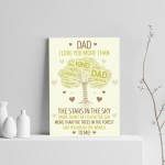 Dad Gift From Daughter Son Dad Birthday Christmas Gift Dad Print
