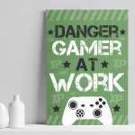 Boys Bedroom Wall Art Gaming Print For Wall Gamer Gift For Son