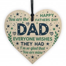 Fathers Day Gift For Dad Funny Dad Card From Daughter Son Heart