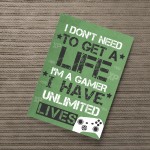 Gaming Sign For Boys Bedroom Son Birthday Gift Gamer Gift Decor