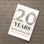 Personalised 20th Wedding Anniversary Word Art Gift For Husband 