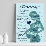 Daddy To Be Gift Fathers Day Gift From Bump Dad Baby Shower Gift