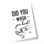 Wash Your Hands Bathroom Print Toilet Loo Sign Bathroom Decor