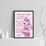 Mummy To Be Framed Print New Mummy Gift Baby Shower Gift