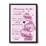Mummy To Be Framed Print New Mummy Gift Baby Shower Gift