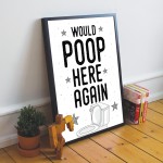 Bathroom Print For Toilet Loo Bathroom Print Funny Bathroom Art