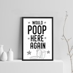 Bathroom Print For Toilet Loo Bathroom Print Funny Bathroom Art