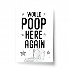 Funny Bathroom Decor Sign For Bathroom Toilet Loo Home Decor